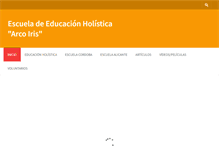 Tablet Screenshot of escuelaarcoiris.org